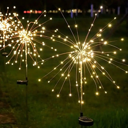 Solar LED Firework Lights 180/150/90 – Eco-Friendly, 8 Modes, Waterproof Outdoor Decor for Garden, Pathway & Landscape
